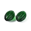 Handmade Ribbed Lampwork Beads LAMP-N042-01F-2