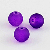 Baking Paint Transparent Glass Beads Strands X-GLAA-S031-12mm-36-1