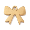 304 Stainless Steel Charms STAS-R003-01G-04-1