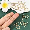 SHEGRACE Brass Toggle Clasps XGRQ2C450-400G-5