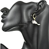 Weave Glass Seed Beads Dangle Leverback Earrings EJEW-MZ00730-3