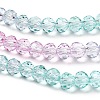 Transparent Painted Glass Beads Strands LS-DGLA-A034-T3mm-A10-4