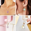 10Pcs UV Plating Alloy with Mixed Color Glass Rhinestone Pendants FIND-YW0009-03A-6
