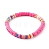 Handmade Polymer Clay Heishi Beads Stretch Bracelets Sets BJEW-SZ0001-59-8
