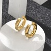 Frosted 304 Stainless Steel Huggie Hoop Earrings for Women EJEW-C096-32F-G-1