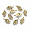 Brass Micro Pave Cubic Zirconia Charms KK-F731-13C-NF-1