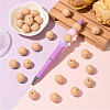 30Pcs Round Silicone Beads SIL-SZ0004-23I-4