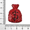 Handmade Polymer Clay Rhinestone Beads CLAY-Z006-04C-3