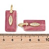 Natural Rhodonite Faceted Pendants GG-CBA4154-06G-06-3