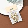 SHEGRACE Brass Cord Ends XGRQ2O120-434G-6