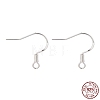 925 Sterling Silver Flat Coil Earwire STER-S002-53-5