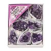 Nuggets Natural Amethyst Geode Crystal Cluster AJEW-A055-01-2