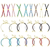 12Pcs 3 Colors Nylon Cords Bracelet Makings Fit for Connector Charms AJEW-YW0001-43A-1