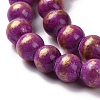 Natural Jade Beads Strands G-F670-A27-6mm-3