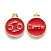 Alloy Enamel Pendants ENAM-S124-01A-07D-1