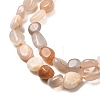 Natural Multi-Moonstone Beads Strands G-F547-06-A-3
