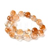 Heated Natural Citrine Beads Strands G-B153-B09-3