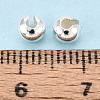 925 Sterling Silver Crimp Beads Covers STER-T008-37S-02-4