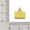 304 Stainless Steel Enamel Pendants STAS-Z199-05G-01-3