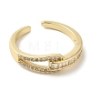 Brass Micro Pave Cubic Zirconia Rings for Women RJEW-E295-12G-2