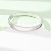 304 Stainless Steel Grooved Bangle Base SA-CBACA70-04P-2