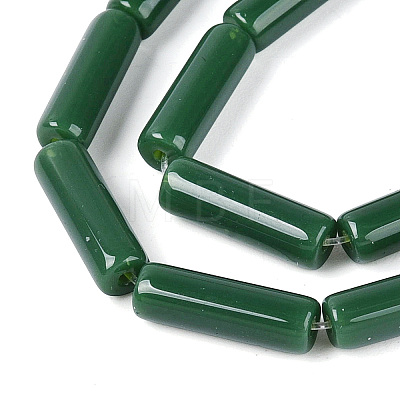 Opaque Solid Color Glass Beads Strands X-GLAA-N070-01A-C04-1