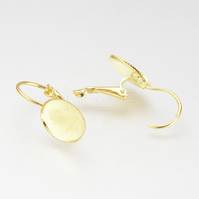 (Holiday Stock-Up Sale)Brass Leverback Earrings Settings KK-Q675-61-1