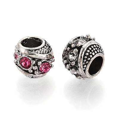 Alloy European Beads MPDL-S066-046-1