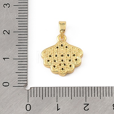 Ocean Brass & Rhinestone Pendants RB-CBA4B36-04G-08-1