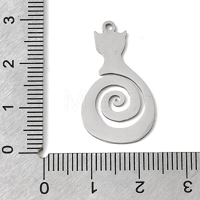 304 Stainless Steel Pendants STAS-H247-13P-1