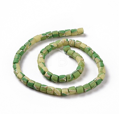 Handmade Polyester Clay Beads Strand CLAY-P001-03A-1