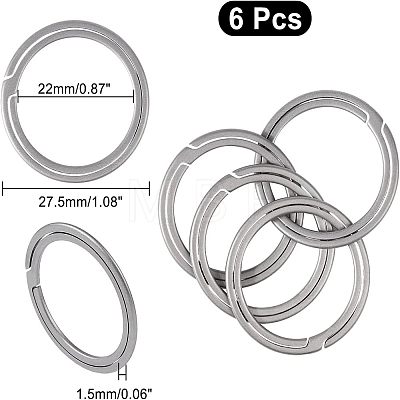 CHGCRAFT Titanium Alloy Split Rings FIND-CA0004-64-1