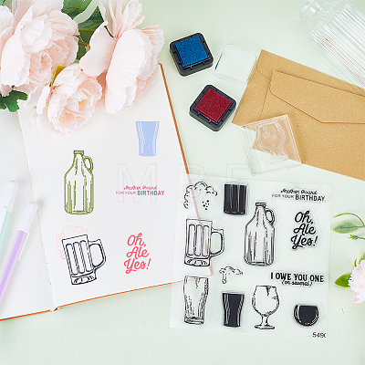 Clear Silicone Stamps DIY-WH0504-62C-1