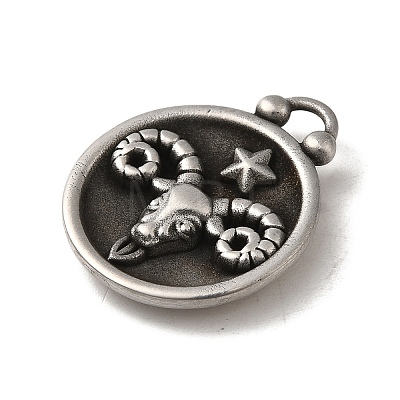 304 Stainless Steel Pendants STAS-L022-306AS-01-1