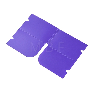 Portable Foldable Plastic Mouth Cover Storage Clip Organizer AJEW-E034-71H-1