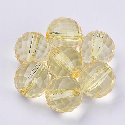 Transparent Acrylic Beads TACR-Q254-10mm-V-1
