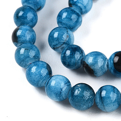 Natural Persian Jade Beads Strands G-A255-A02-04F-1