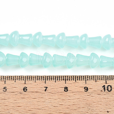 Baking Paint Glass Beads Strands DGLA-N007-01I-1