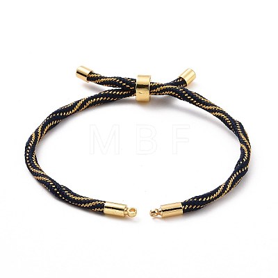 Nylon Cord Silder Bracelets MAK-C003-03G-25-1