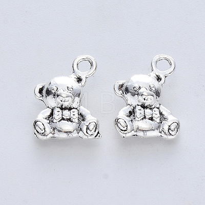 Tibetan Style Alloy Pendants TIBE-R316-046AS-RS-1