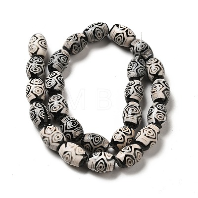 Tibetan Style dZi Beads Strands G-F726-A03-1