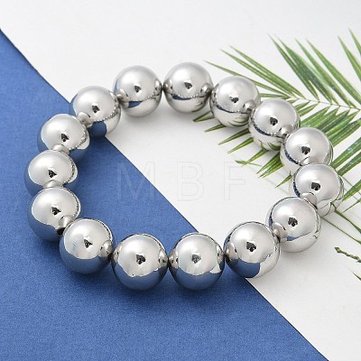 Brass Beaded Sretch Bracelets for Women BJEW-G736-13P-1