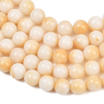 Dyed Natural White Jade Beads Strands GG-CBAD029-A01-8mm-1