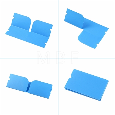 Portable Foldable Plastic Mouth Cover Storage Clip Organizer AJEW-E034-71G-1