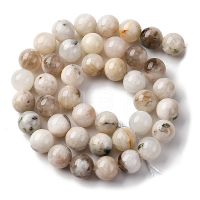 Natural White Moonstone Beads Strands G-I388-01-10mm-1