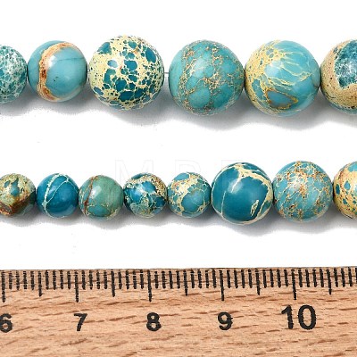 Natural Imperial Jasper Graduated Beads Strands G-A323-C03-01E-1