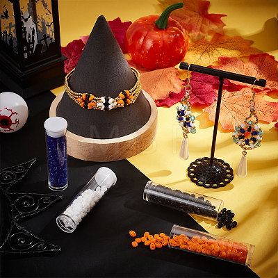  DIY Halloween Theme Stretch Bracelet Making Kit DIY-NB0008-71-1