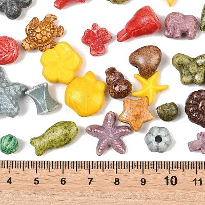 Vintage Handmade Porcelain Beads PR-CBA938E-01-1