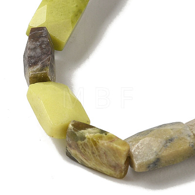 Natural Yellow Turquoise(Jasper) Beads Strands G-B078-J01-01-1