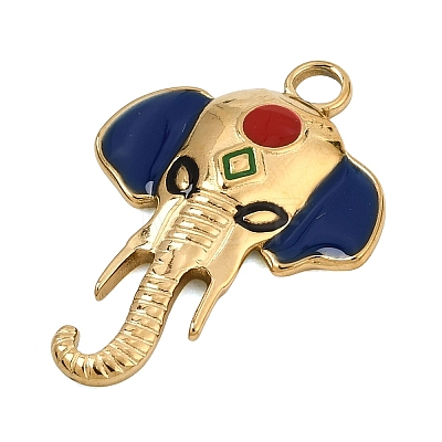 304 Stainless Steel Enamel Pendants SA-CBAA487-37G-1
